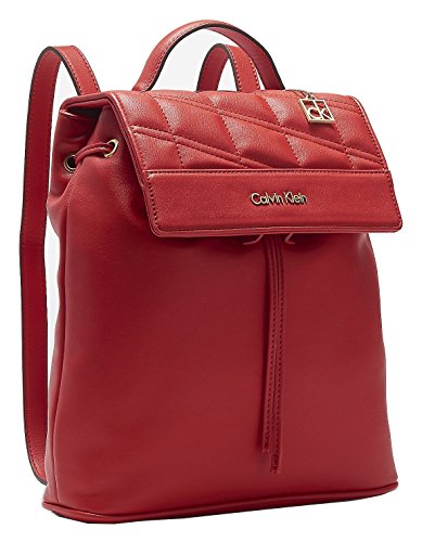 NWT Calvin Klein Womens Kora Studio Slim Backpack Bag Berry with scratches Calvin Klein | Bags | Nwt Calvin Klein Womens Kora Studio  main image 4