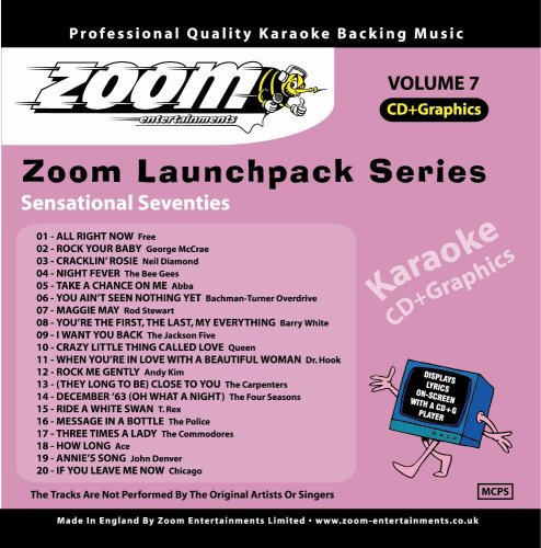 CD-Charts  Search : Zoom Karaoke CD+G - Launchpack Disc 7: Sensational Seventies