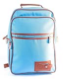 SKY BLUE Polyester Backpack School Bag Laptop Bag for Him or Her!Elegant and Classic!