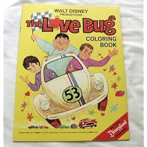 herbie the love bug  coloring pages