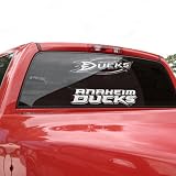 Anaheim Ducks 18'' x 18'' White Logo Decal