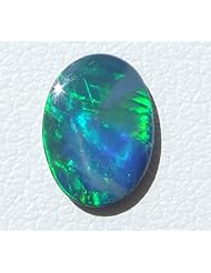 O&G Australia Natural Opal Doublet Gemstone, 6x8mm (0.87cttw)