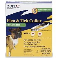 Zodiac Flea and Tick Collar for Large Dogs (5 Months)