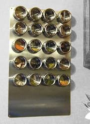Stainless Spice Tin Wall Base, 13" X 22"
