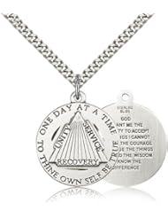 Sterling Silver Recovery Pendant - 24" Chain