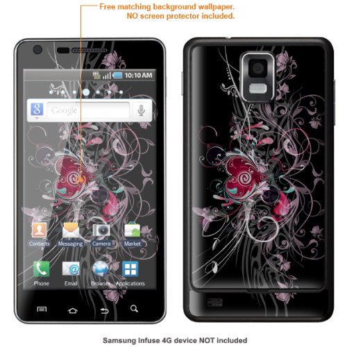 Protective Decal Skin STICKER for AT&T Samsung Infuse 4G case cover Infuse-473