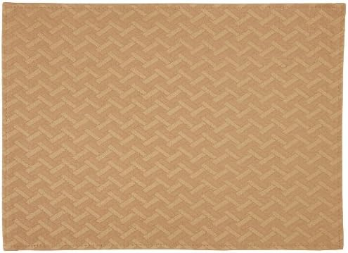 Trendex Home Designs Limerick Placemat, 13 by 18-Inch, Bronze, Set of 4