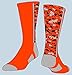 TCK Digital Camo Crew Socks (Neon Orange, Medium) - Neon Orange,Medium