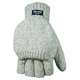 Wells Lamont 577XL Fingerless Ragg Wool Gloves, XL