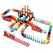Bulk Dominoes 206pcs pro-Scale, Premium Stacking & toppling Domino Set. Chain Reaction Steam Building Toy Set
