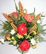 18" Ranunculus and Wildflower Arrangement
