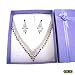Deluxe Rhinestone Necklace & Earring Set (J) ~ Great Gift Idea!