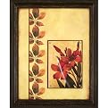 Floral Silhouette B Wall Art - 11x14"