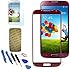 Red Replacement Screen Glass Lens Kit For Samsung Galaxy S4 SIV i9500 + Tools