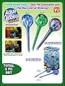 Aqua Globes Glass Plant Watering Bulbs 2 Original and 3 Mini's (5 Pack)
