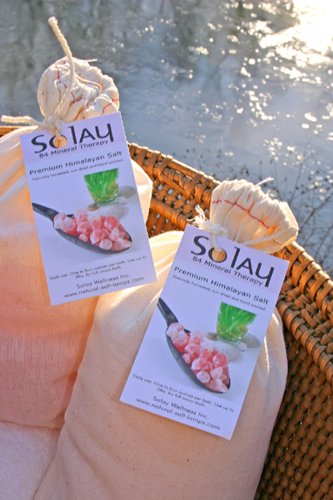 84 mineral rich, pure, Himalayan Bath Salt Coarse Grains 10lbs. in Cotton Bag