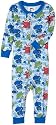 Gerber Cute Monsters Cotton PJs Unionsuit, Light Blue