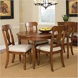 7 Pc Homestead Dining Table with Leaf and 6 Chairs