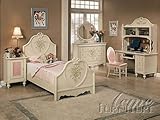 Doll House Cream Finish Twin Bed Set by Acme