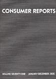 Consumer Reports Bound Volume: January-December (Consumer Reports Bound Volume)
