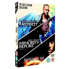 Sci-Fi Action - Independence Day/I, Robot/Minority Report [DVD]