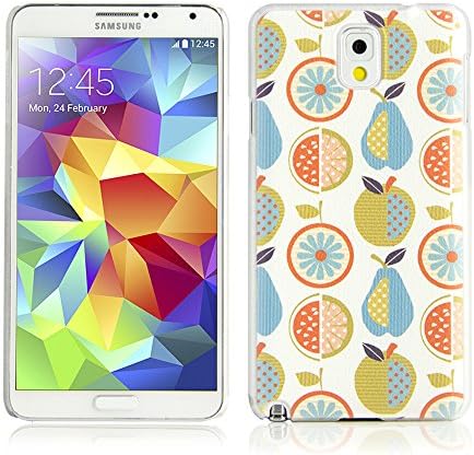 Aeonn Samsung Galaxy Note 3 Case Clear Lichee Pattern Embossed Matt Surface Case [Factory Retail Packaging] [Anti-Slip Feature] [Perfect Slim Fit] Plastic Case for Galaxy Note 3 (Fruits)