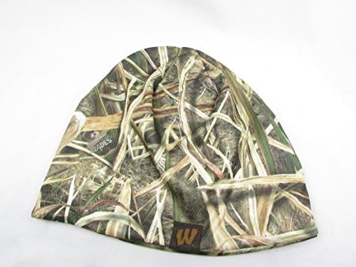 Mossy Oak Wisconsin Badgers Performance Fleece Mossy oak Shadow Grass Reversible to Break Up College Beanie