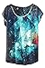 Pink Queen® Womens Casual Digital Animal Floral Printed T Shirts Tops
