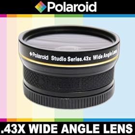 Polaroid Studio Series .43x High Definition Wide Angle Lens With Macro Attachment, Includes Lens... by Polaroid