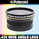 Polaroid Studio Series .43x High Definition Wide Angle Lens With Macro Attachment, Includes Lens Pouch and Cap Covers For The Sony Alpha DSLR A100, A200, A230, A290, A300, A330, SLT-A33, A350, A380, A390, A450, A500, A560, SLT-A55, A550, A700, A850, A900 & Minolta Maxxum Digital SLR Cameras Which Have Any Of These  Sony Lenses img