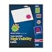 Avery 5995 Fluorescent burst laser labels, 2-1/4 diameter, 180/pack