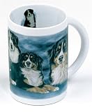 Berner Sennenhund Tasse - Christina Boetzel - Bern Senne Hund Hundemotiv Designertasse Geschenk Geburtstag T-Shirt