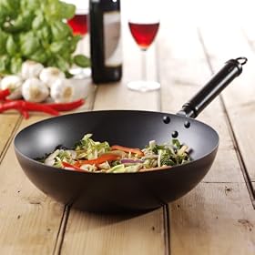 ProCook Carbon Steel Non-Stick Wok 30cm