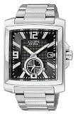 Citizen Men's BV1040-55E Eco-Drive Stainless Steel Rectangular Black Dial Watch