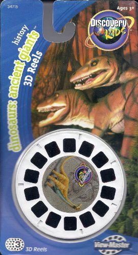 Dinosaurs Ancient Giants 3d View-Master 3 Reel Set