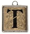 Upper/Lower Case Monogram Necklace - T Upper/Lower Case Monogram Necklace - T