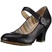 Clarks Ripple Wave Black Leather 203394004055, Damen Pumps, schwarz, (Black Leather black), EU 39 (UK 5 1/2)