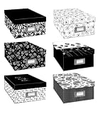 Black & White Photo Storage Box- Asstd. Designs