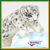 HANSA ハンサ ぬいぐるみ 5409 子雪ヒョウ 29 SNOW LEOPARD CUB