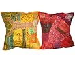 Christmas Gift-2 Embroidery Sari Toss Pillow Cushion Covers Free Shipping