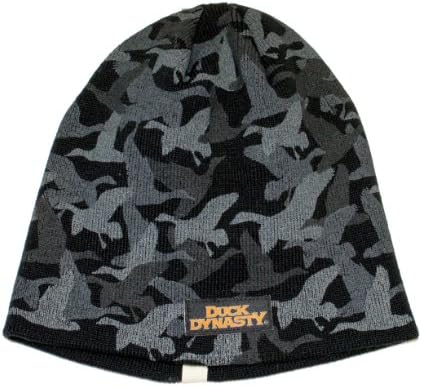 Duck Dynasty Licensed Black duck camo Beanie Hat Cap