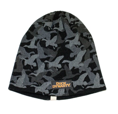 Duck Dynasty Licensed Black duck camo Beanie Hat Cap