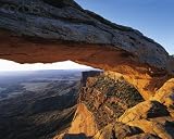 Wallmonkeys Peel and Stick Wall Decals - Mesa Arch Framing Landscape - Removable Graphic