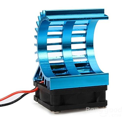 Imagen principal de [Envio GRATIS] de aluminio del disipador de calor ventilador de refrigeración para el Motor RC // Aluminum Heat Sink Cooling Fan For RC Motor
