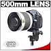 Rokinon 500mm f/6.3 Multi-Coated Mirror Lens for Panasonic / Olympus E-5, E-30, E-3, Evolt E-420, E-450, E-520, E-620 Digital SLR Cameras