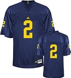 Michigan Wolverines Adidas #2 Navy Replica Football Jersey