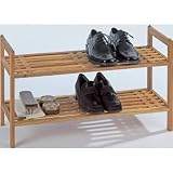 from Wenko Norway Walnut Two Tier Shoe Rack Model prime