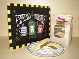 Gourmet Food : 8 Piece Bag Organic Vanilla Chocolate Twist Biscotti by Peggy's Biscotti