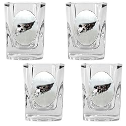Washington Capitals NHL 4pc Square Shot Glass Set by Great American Products