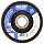 Merit Powerflex Contoured Abrasive Flap Disc, Type 29, Round Hole, Fiberglass Backing, Zirconia Alumina